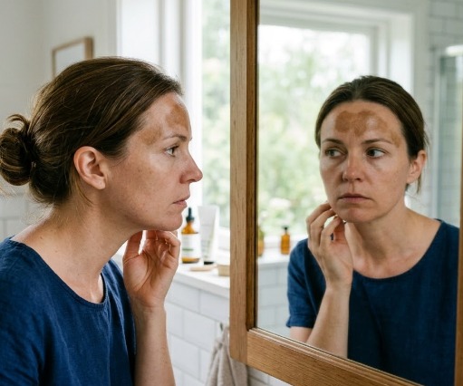 Melasma na testa